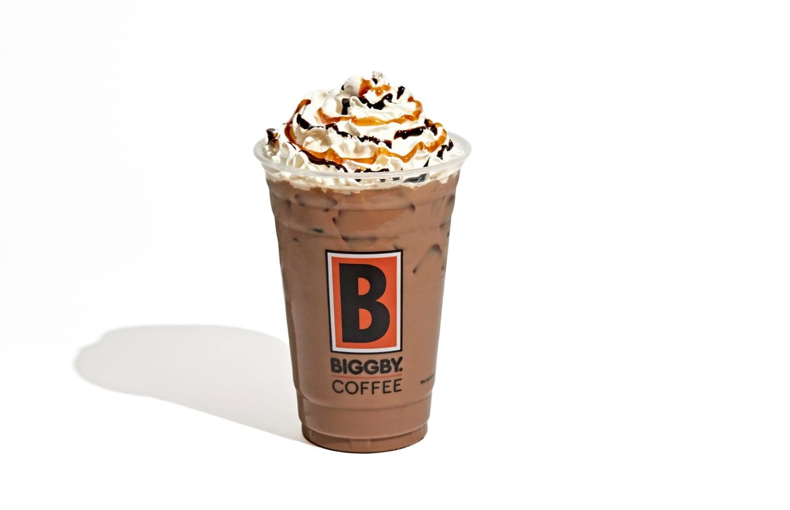 A 16oz Biggby latte